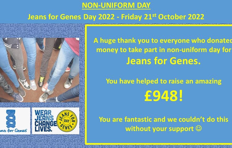 Image of Jeans for Genes - Thank You!