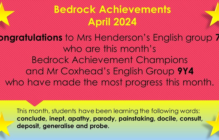 Bedrock achievement April 2024