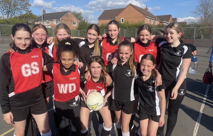 Image of Year 7 Netball Team South Ribble Champions!